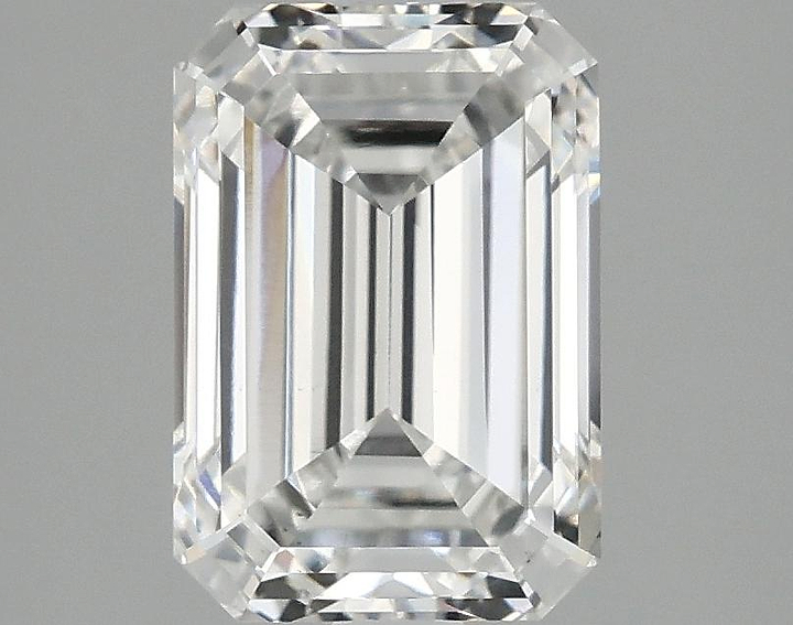 2.55 Carat Emerald Shaped Ideal Cut VS1 IGI Certified Lab Grown Diamond