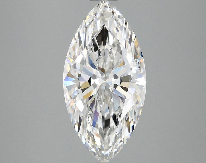 3.08 Carat Marquise Shaped Ideal Cut VVS2 IGI Certified Lab Grown Diamond