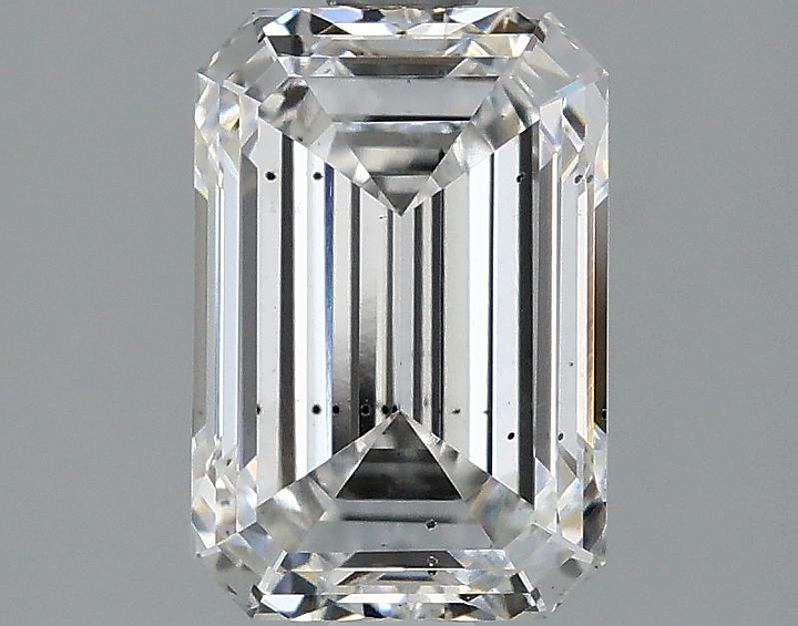 2.11 Carat Emerald Shaped Ideal Cut SI1 IGI Certified Lab Grown Diamond