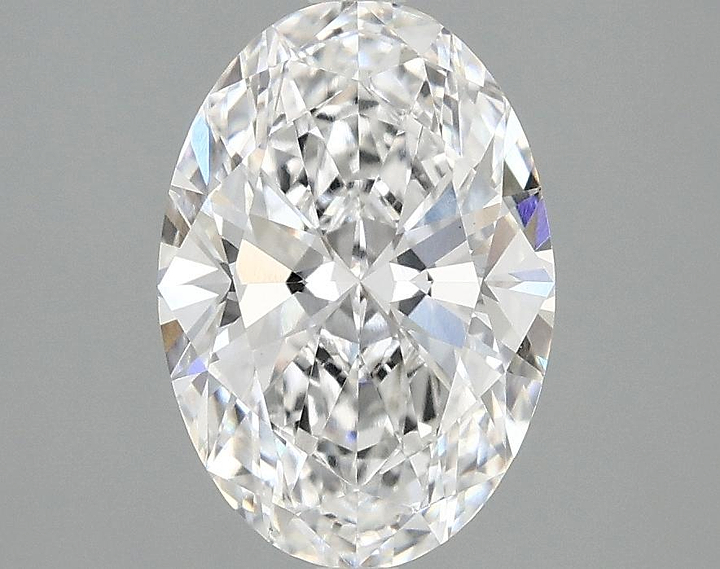 2.02 Carat Oval Shaped Ideal Cut VVS2 IGI Certified Lab Grown Diamond