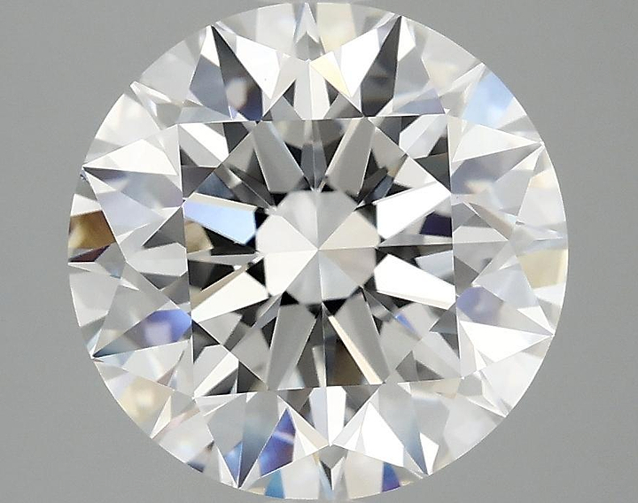 4.09 Carat Round Shaped Excellent Cut VVS2 IGI Certified Lab Grown Diamond