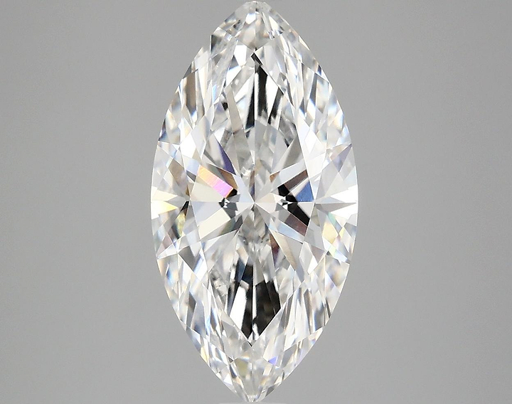 3.01 Carat Marquise Shaped Ideal Cut VVS2 IGI Certified Lab Grown Diamond