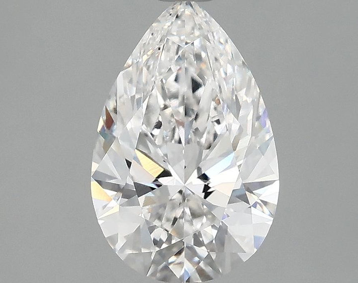 2.08 Carat Pear Shaped Excellent Cut VS1 IGI Certified Lab Grown Diamond