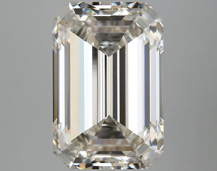 6.39 Carat Emerald Shaped Excellent Cut VS1 IGI Certified Lab Grown Diamond