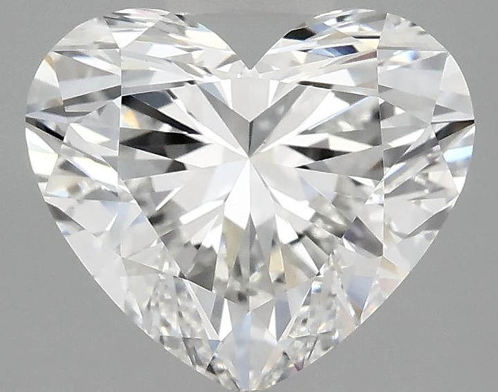 3.1 Carat Heart Shaped Ideal Cut VVS2 IGI Certified Lab Grown Diamond