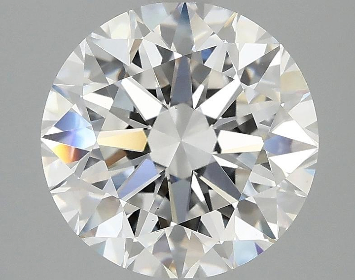 3.08 Carat Round Shaped Excellent Cut VS1 IGI Certified Lab Grown Diamond