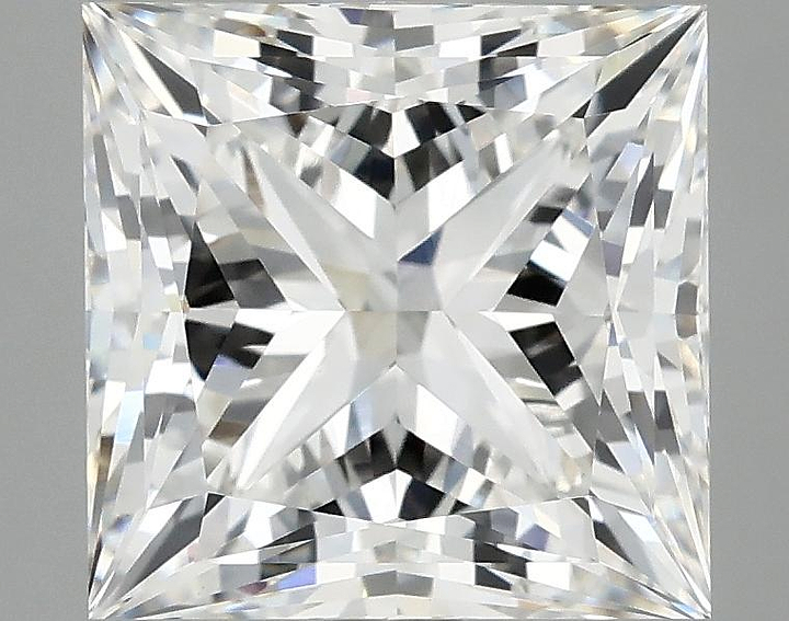 4.1 Carat Princess Shaped Ideal Cut VVS2 IGI Certified Lab Grown Diamond