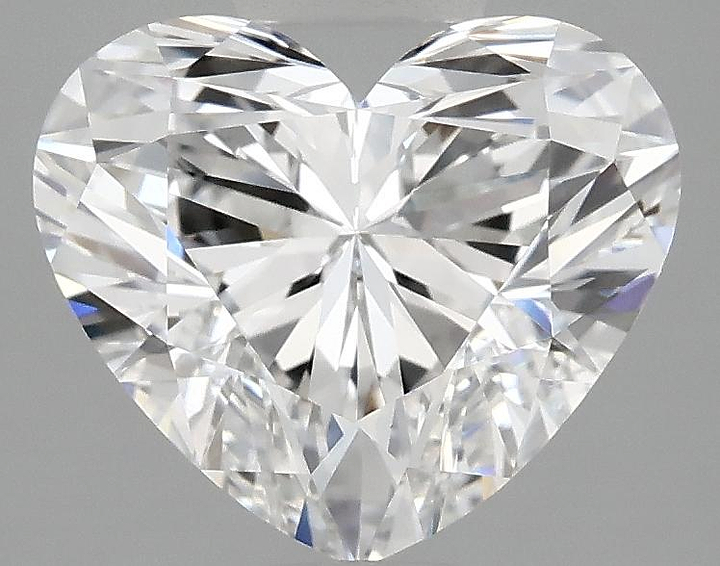 3.02 Carat Heart Shaped Excellent Cut VVS2 IGI Certified Lab Grown Diamond
