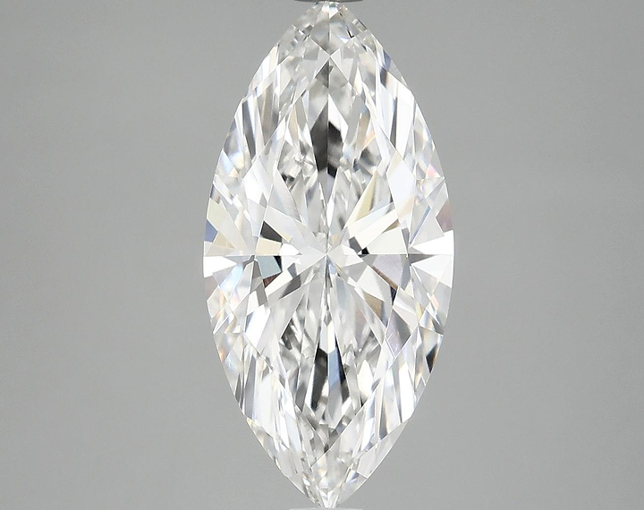 3.02 Carat Marquise Shaped Excellent Cut VVS2 IGI Certified Lab Grown Diamond