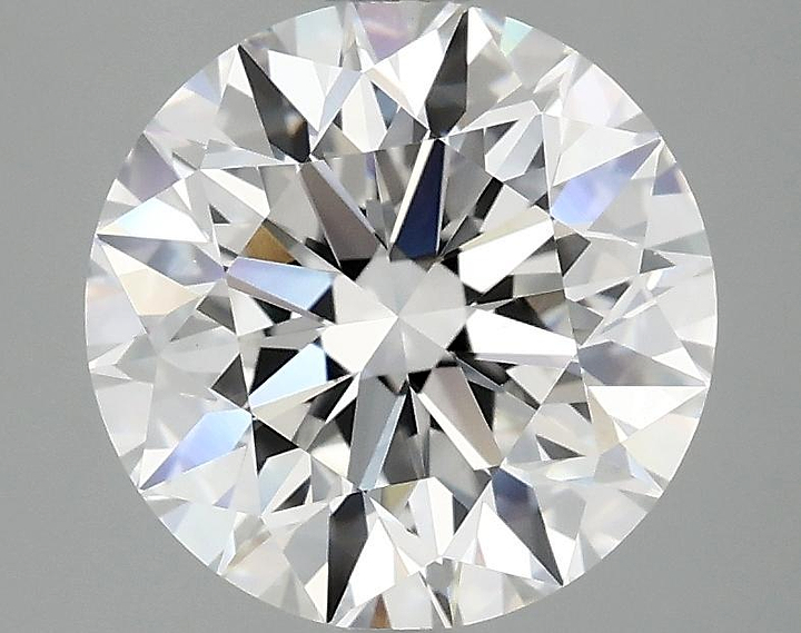 3.03 Carat Round Shaped Excellent Cut VVS2 IGI Certified Lab Grown Diamond