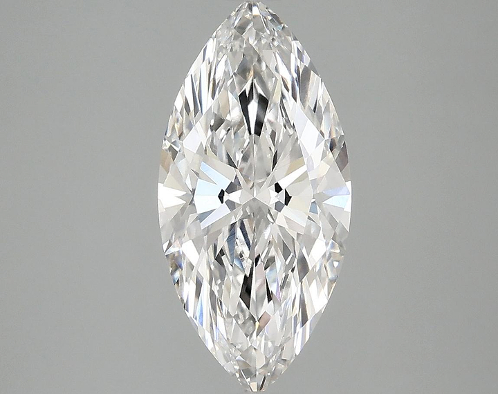 2.03 Carat Marquise Shaped Excellent Cut VVS2 IGI Certified Lab Grown Diamond