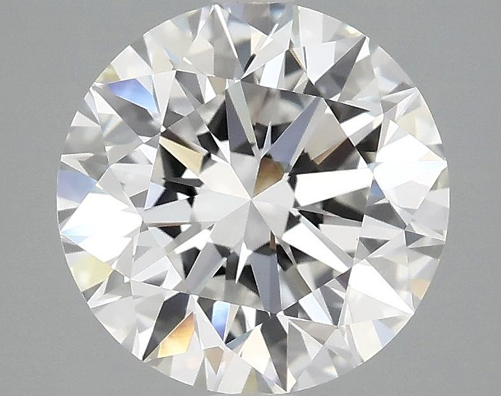 3.03 Carat Round Shaped Excellent Cut VVS2 IGI Certified Lab Grown Diamond