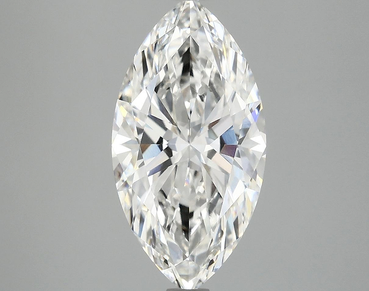 3.04 Carat Marquise Shaped Ideal Cut VVS2 IGI Certified Lab Grown Diamond