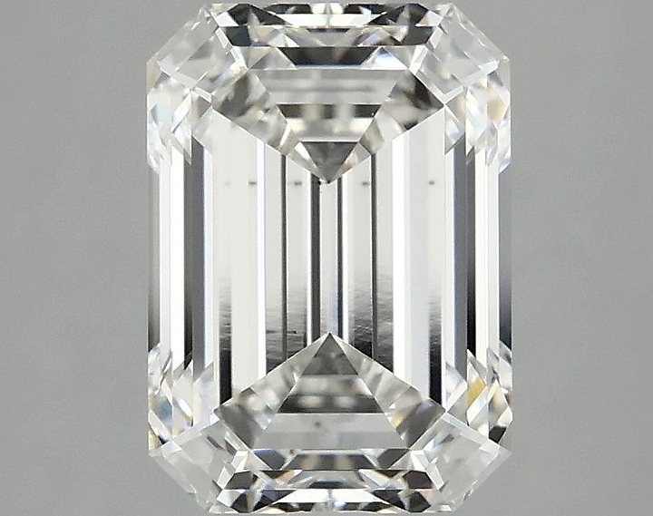 2.94 Carat Emerald Shaped Ideal Cut VS1 IGI Certified Lab Grown Diamond