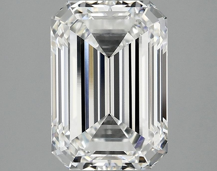 2.99 Carat Emerald Shaped Ideal Cut VVS2 IGI Certified Lab Grown Diamond