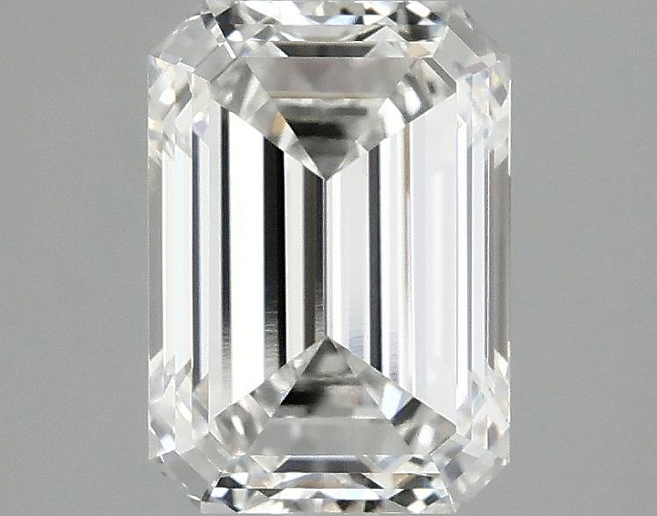 2.1 Carat Emerald Shaped Ideal Cut VVS2 IGI Certified Lab Grown Diamond