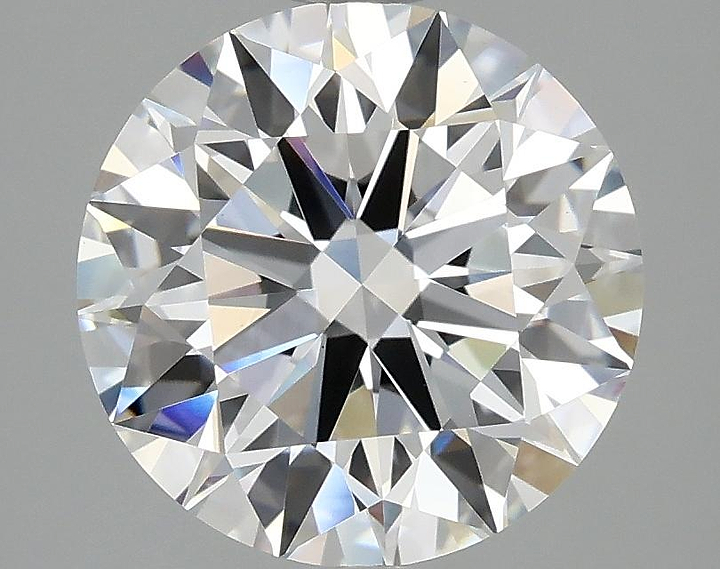 3.09 Carat Round Shaped Ideal Cut VVS2 IGI Certified Lab Grown Diamond
