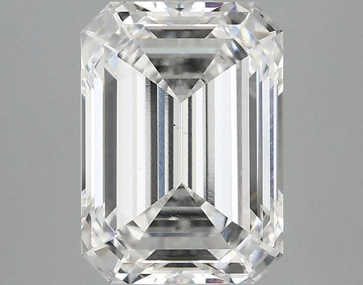3.09 Carat Emerald Shaped Ideal Cut VS1 IGI Certified Lab Grown Diamond