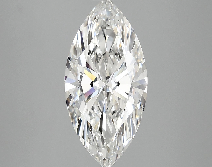 3.05 Carat Marquise Shaped Excellent Cut VVS2 IGI Certified Lab Grown Diamond