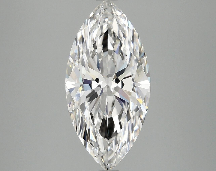 3.09 Carat Marquise Shaped Ideal Cut VVS2 IGI Certified Lab Grown Diamond