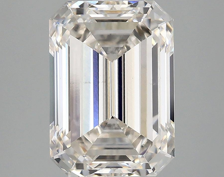 3.08 Carat Emerald Shaped Ideal Cut VS2 IGI Certified Lab Grown Diamond