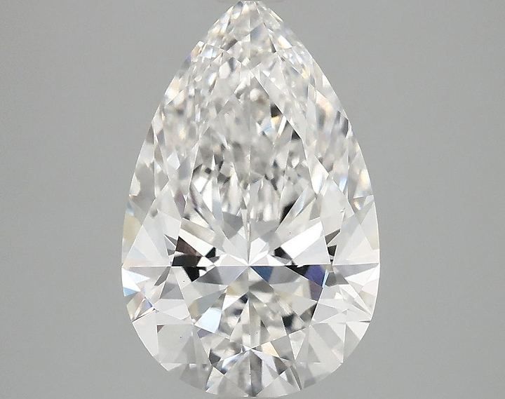 3.08 Carat Pear Shaped Ideal Cut VS1 IGI Certified Lab Grown Diamond