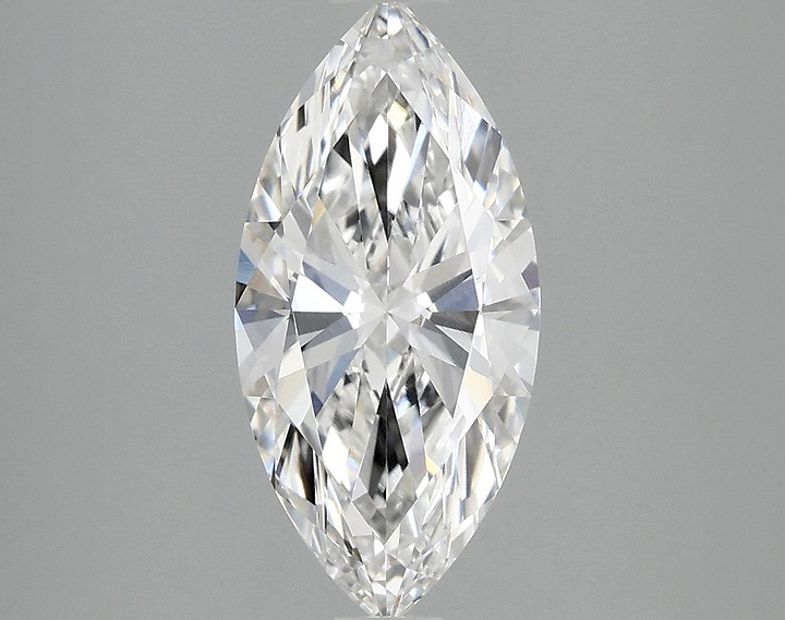 1.98 Carat Marquise Shaped Excellent Cut VVS2 IGI Certified Lab Grown Diamond