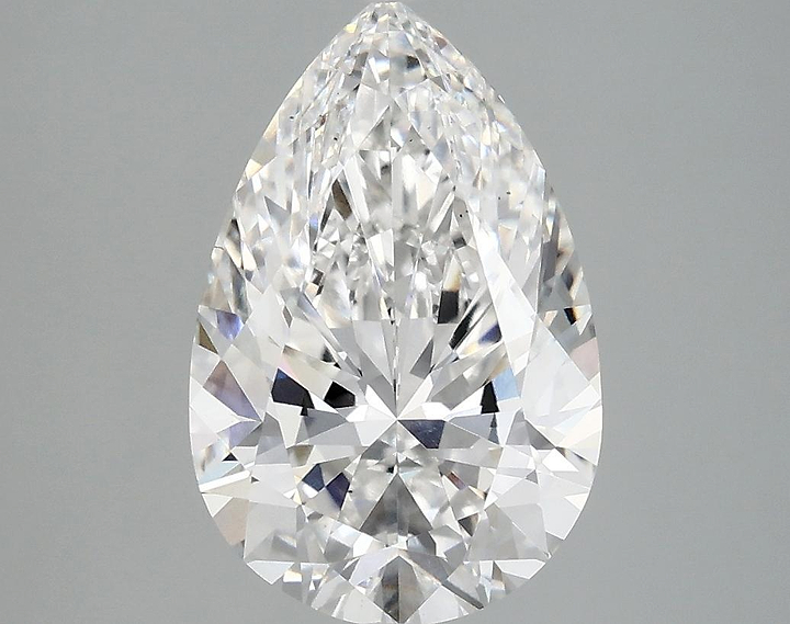 3.09 Carat Pear Shaped Excellent Cut VS2 IGI Certified Lab Grown Diamond