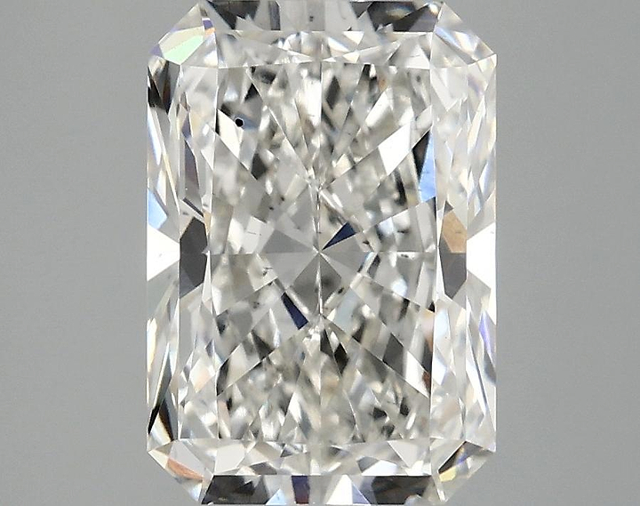 3.08 Carat Radiant Shaped Ideal Cut SI1 IGI Certified Lab Grown Diamond