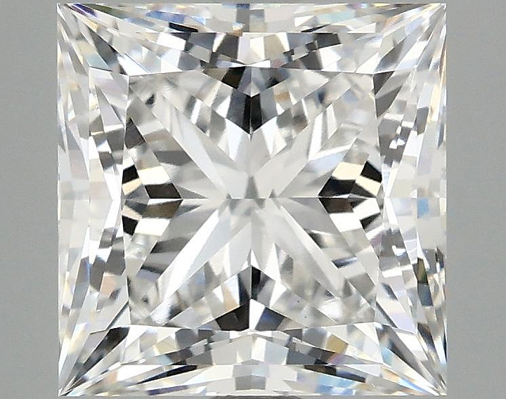 4.13 Carat Princess Shaped Ideal Cut VS1 IGI Certified Lab Grown Diamond