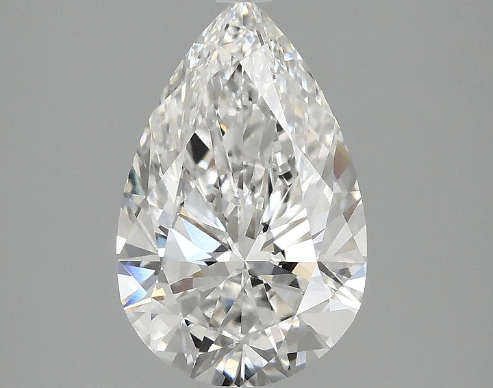 2.47 Carat Pear Shaped Ideal Cut VVS2 IGI Certified Lab Grown Diamond