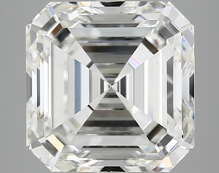 7.22 Carat Asscher Shaped Ideal Cut VS1 IGI Certified Lab Grown Diamond