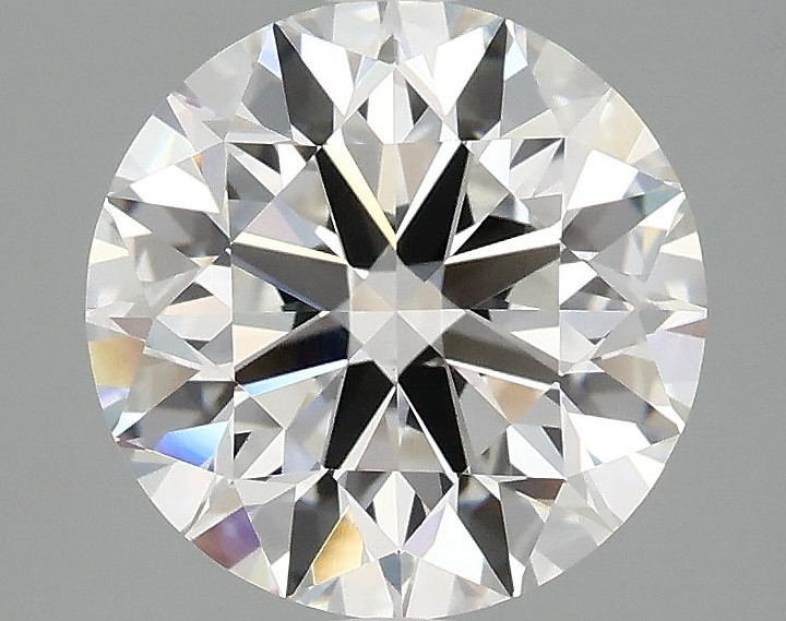3.08 Carat Round Shaped Excellent Cut VVS2 IGI Certified Lab Grown Diamond