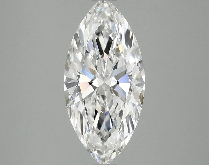 2.52 Carat Marquise Shaped Excellent Cut VVS2 IGI Certified Lab Grown Diamond