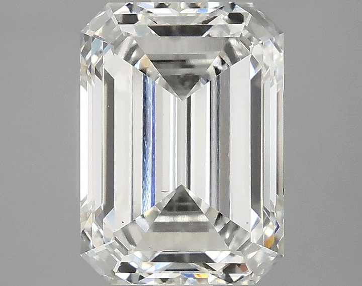 2.8 Carat Emerald Shaped Excellent Cut VS1 IGI Certified Lab Grown Diamond