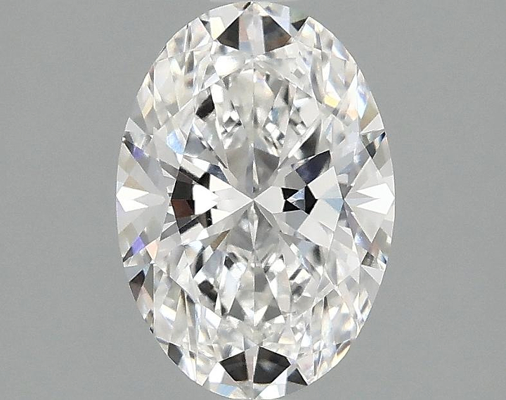 1.5 Carat Oval Shaped Ideal Cut VVS2 IGI Certified Lab Grown Diamond
