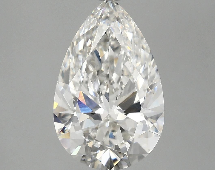 3.03 Carat Pear Shaped Ideal Cut VVS2 IGI Certified Lab Grown Diamond