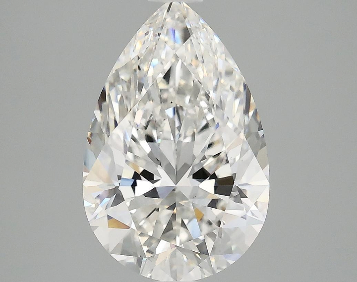 3.07 Carat Pear Shaped Excellent Cut VS1 IGI Certified Lab Grown Diamond