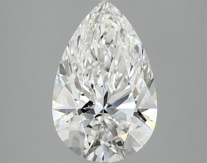 3.07 Carat Pear Shaped Ideal Cut VS1 IGI Certified Lab Grown Diamond