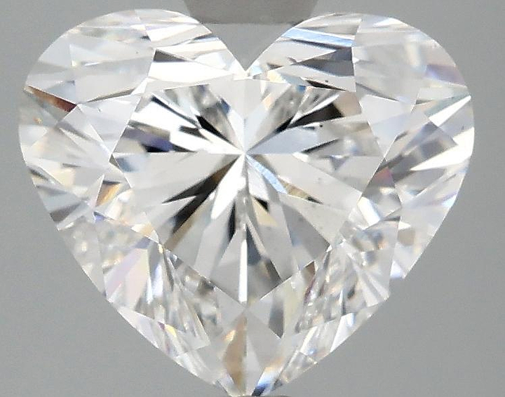 3.07 Carat Heart Shaped Ideal Cut VS2 IGI Certified Lab Grown Diamond