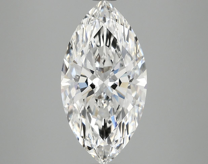 3.09 Carat Marquise Shaped Ideal Cut VVS2 IGI Certified Lab Grown Diamond