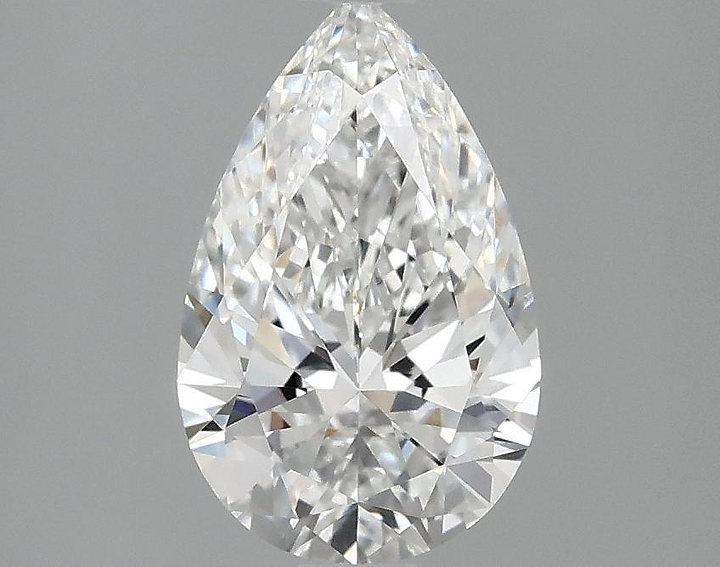 1.49 Carat Pear Shaped Ideal Cut VVS2 IGI Certified Lab Grown Diamond