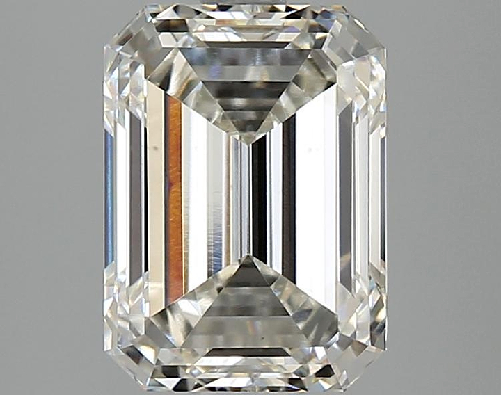 3.09 Carat Emerald Shaped Excellent Cut VS1 IGI Certified Lab Grown Diamond
