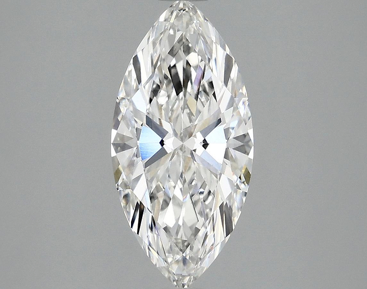 2.02 Carat Marquise Shaped Excellent Cut VVS2 IGI Certified Lab Grown Diamond