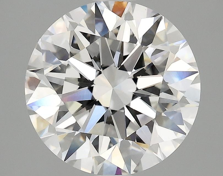 3.05 Carat Round Shaped Excellent Cut VVS2 IGI Certified Lab Grown Diamond