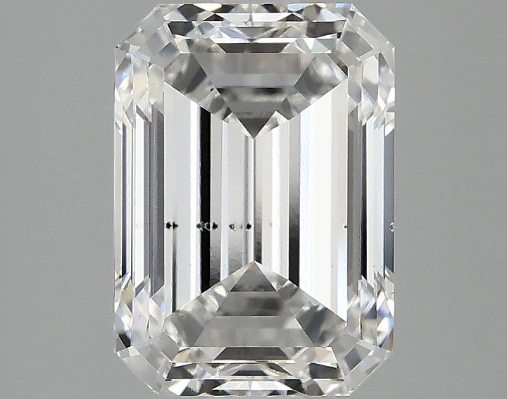 3.0 Carat Emerald Shaped Ideal Cut SI1 IGI Certified Lab Grown Diamond