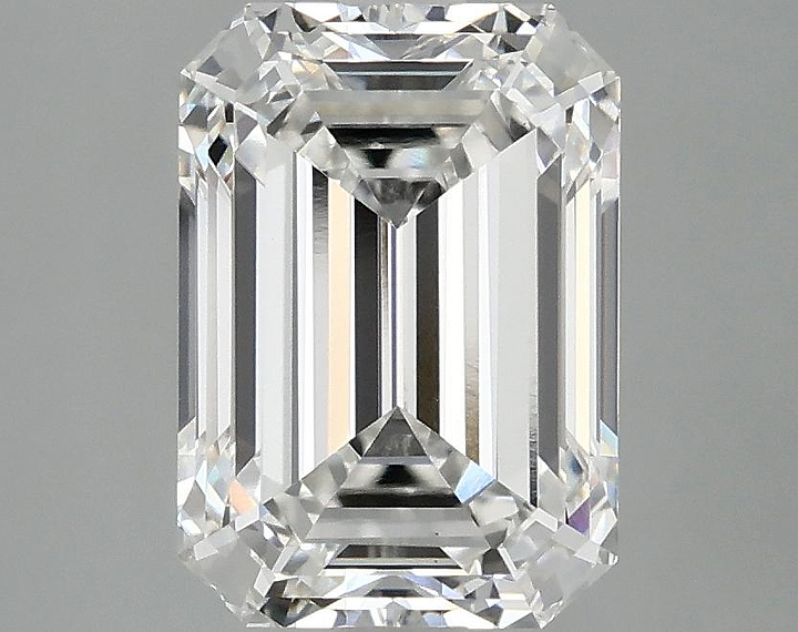 3.02 Carat Emerald Shaped Ideal Cut VS1 IGI Certified Lab Grown Diamond