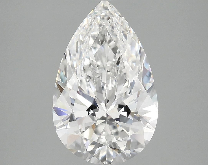 2.96 Carat Pear Shaped Ideal Cut VVS2 IGI Certified Lab Grown Diamond