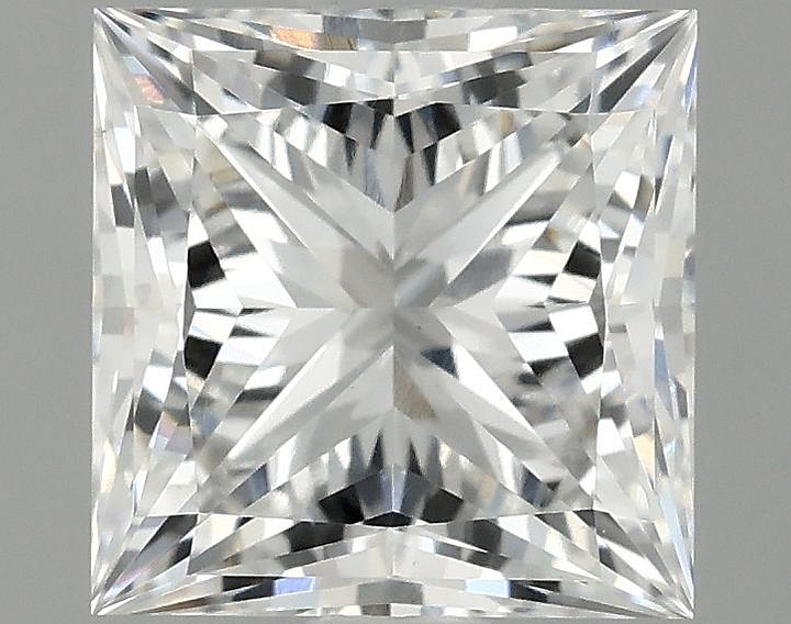 1.57 Carat Princess Shaped Ideal Cut VVS2 IGI Certified Lab Grown Diamond