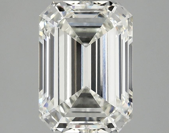 3.09 Carat Emerald Shaped Ideal Cut VVS2 IGI Certified Lab Grown Diamond